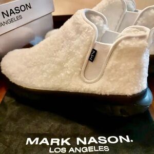 Mark Nason Ziggy-Kynlee Faux Sherpa Women’s Shoes NWT